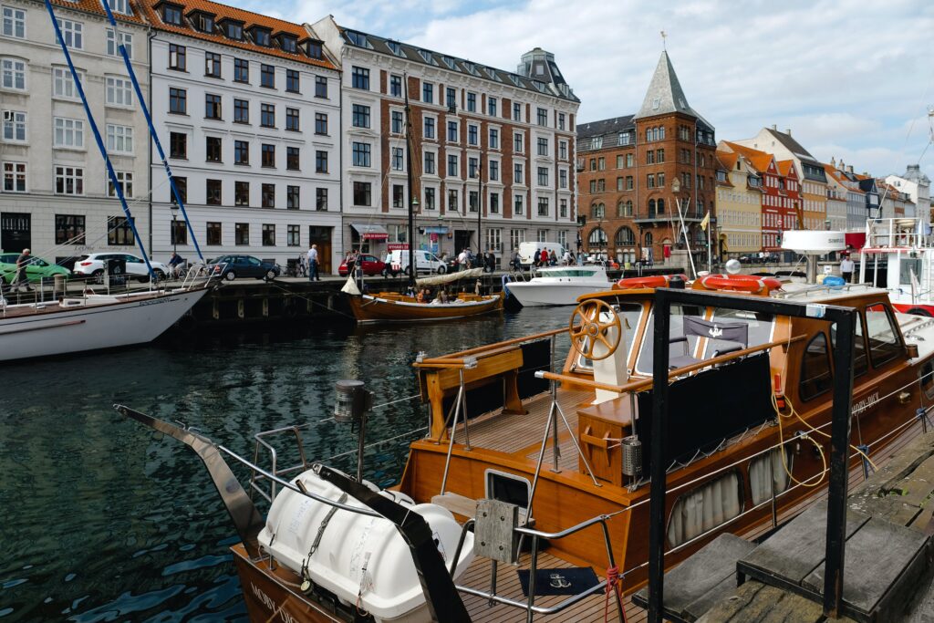 View of a Canal in copenhagen